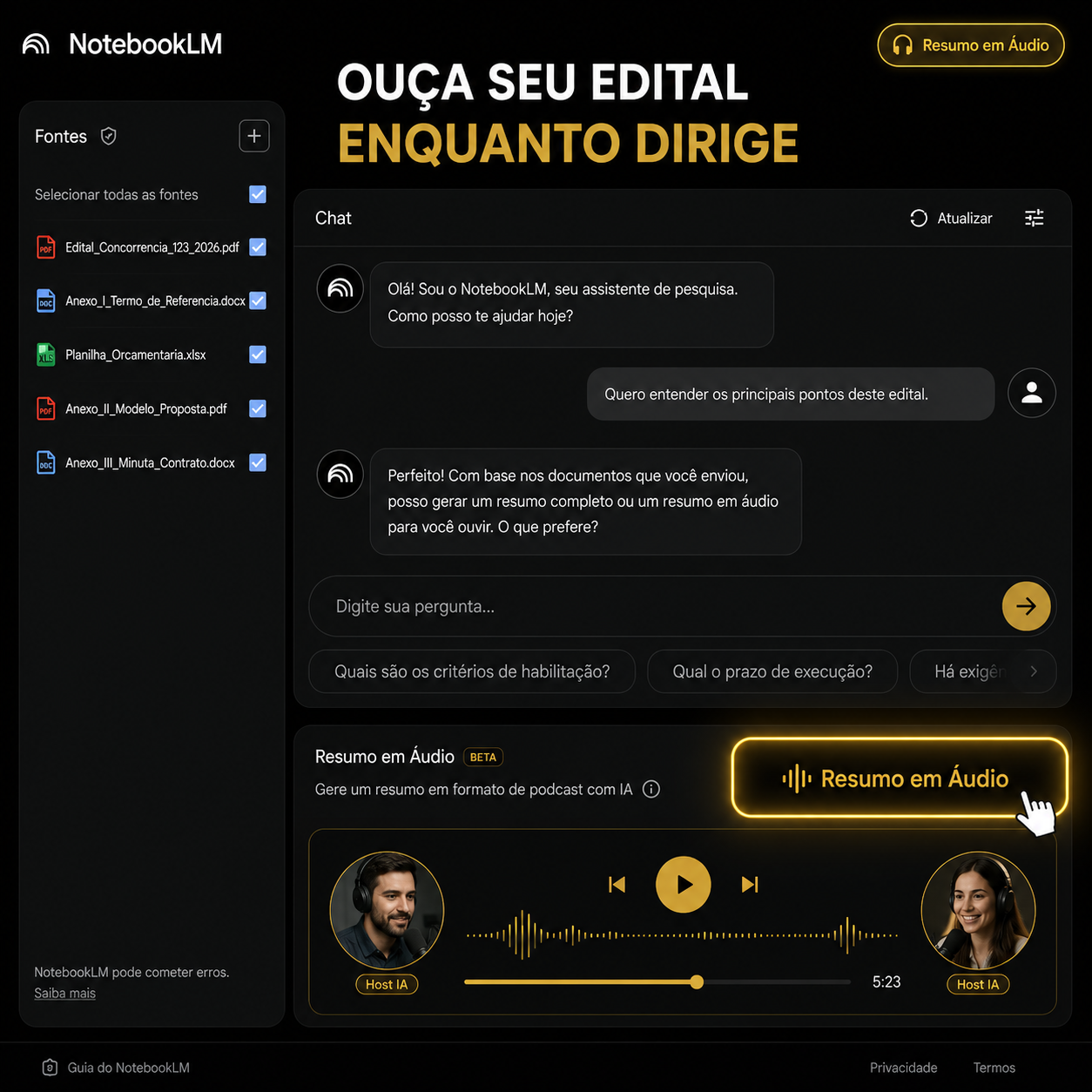 Hack do Áudio